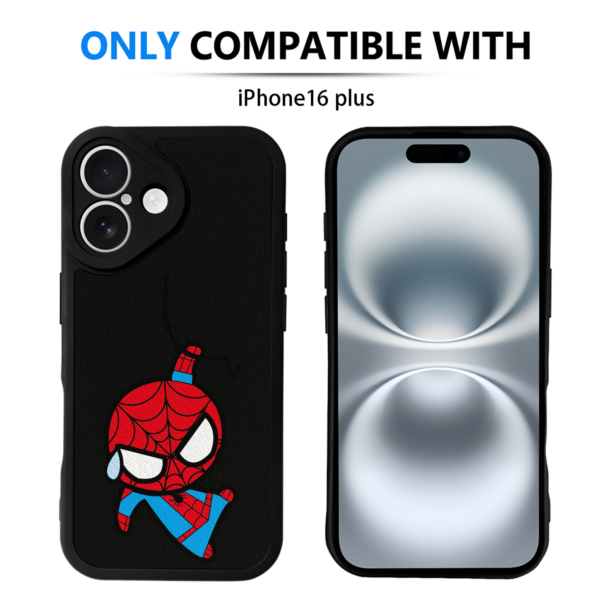 （画像用） アベンジャーズ The Avengers 【iPhone 16シリーズ対応】シリコンスマホケース（レザー調） 材質：シリコン